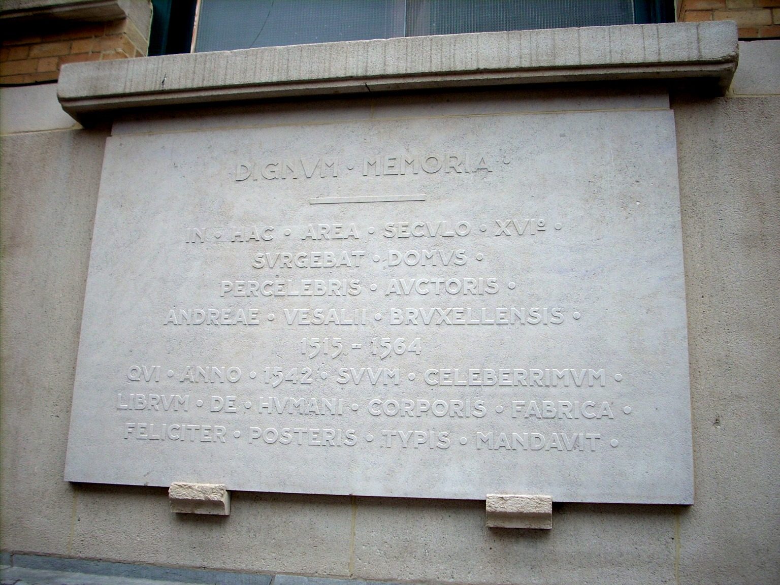 Andreas Vesalius birthplace, Brussels - 2.JPG